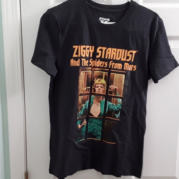 David Bowie Ziggy Stardust Graphic Band Tee NWT - Picture 7 of 9